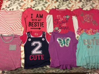 Girls tops size 4 & 5 years
