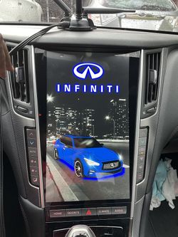 Infiniti Q50 or Q60 13.6" Android 9 fast boot Vertical Screen Android in-dash for Infiniti Q50 - Q60