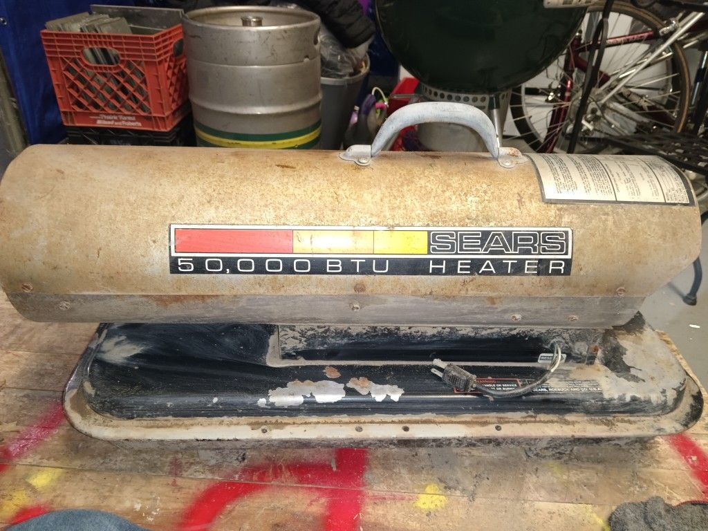 Sears 50,000 Btu Heater Kerosene