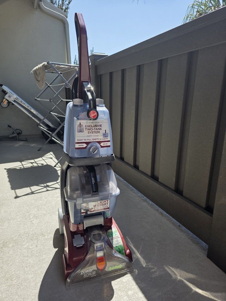 Hoover PowerScrub Deluxe Carpet Cleaner Machine for Carpet and Upholstery, Deep Cleaning Carpet Shampooer Machine