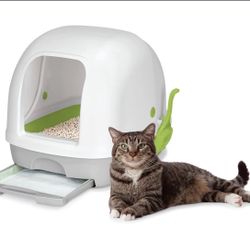 Purina Tidy Cats Hooded Litter Box System, BREEZE Hooded System Litter Box