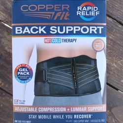 Coper fit back brace $30 it is new now24$