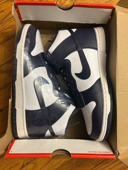 Nike Dunk High, navy Size 10