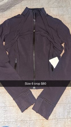 Lululemon Define Crop Jacket Size 6