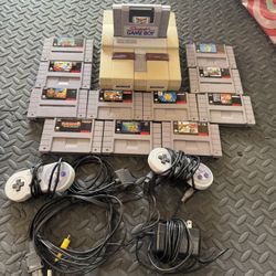 Super Nintendo + Games