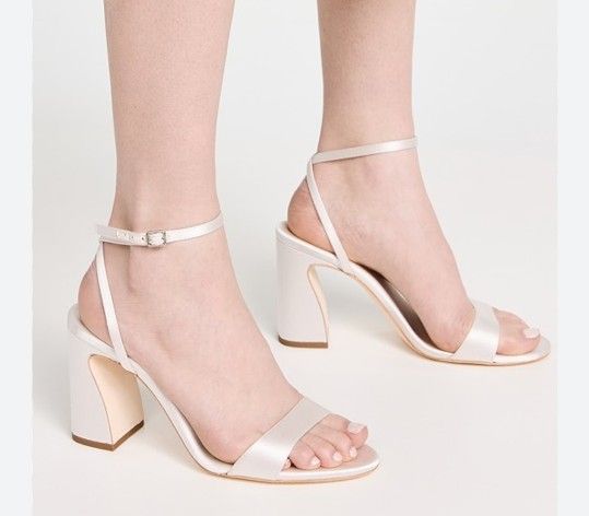 Loeffler Randall Malia Santin Curved Heel Sandal Women’s Size 10B NIB.