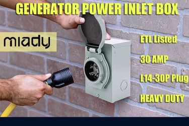 Backup Power Generator Inlet Box