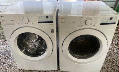LG washer and dryer