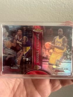 1999 Topps Finest Double Feature #DF14 Kobe Bryant (Refractor) Shaquille O'Neal