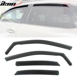 Fits 2023-2026 Lexus RX350 In-Channel Window Visors Vent Rain Guards Deflectors PC
