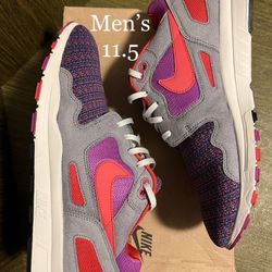 NIKE / Air Flow “Cosby Sweater” Mexican Blanket” Shoes Kicks / Men's 11.5 / Like New w/ Box! Worn 1x / White, Grey, Magenta