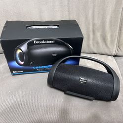 Brookstone Chroma Bluetooth Speaker with LED Lights