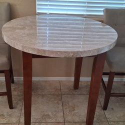 Marble Table W/Chairs