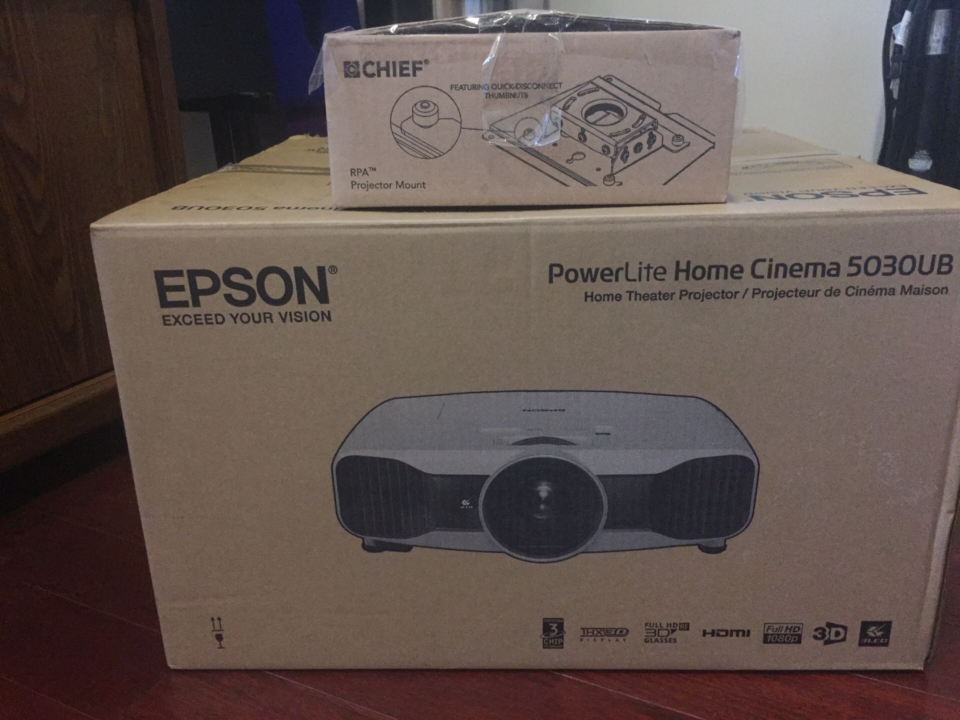Epson 3D home theater set