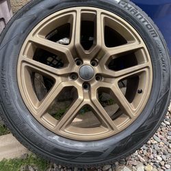 20 inch rims and tires 5 lugs 4 tires