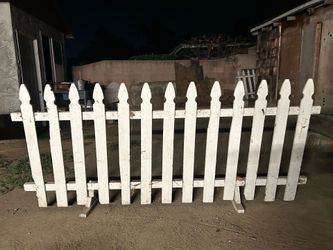 White fence
