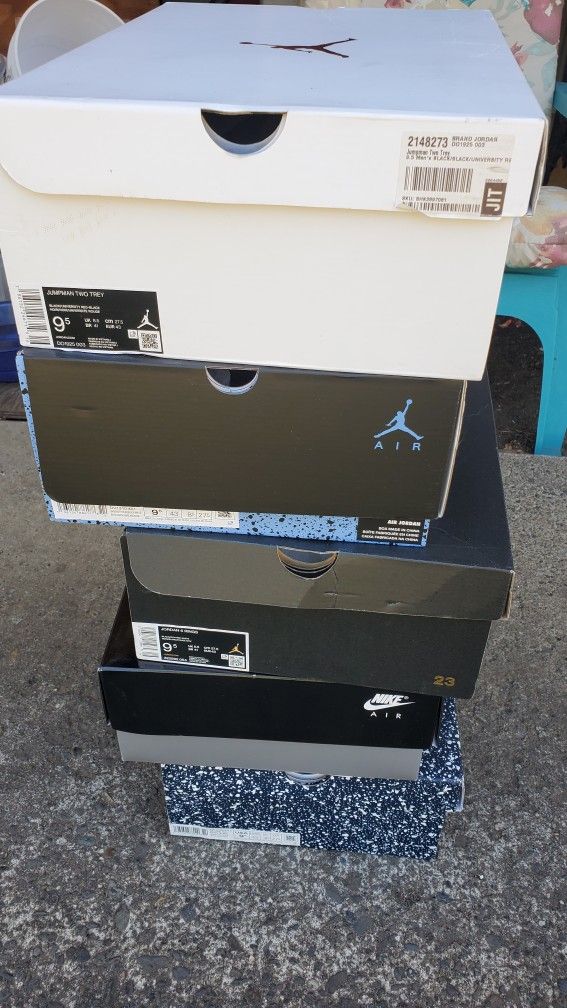**Empty** Air Jordan Boxes