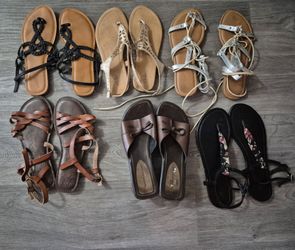 All in great condition! All sandals for $15!