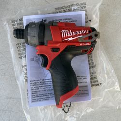 Milwaukee M12 FUEL 12V Lithium-Ion Brushless Cordless 1/4 in. Hex 2-Speed Screwdriver (Tool-Only)