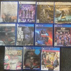 Ps4 And Ps5 Games New!! Price Varies