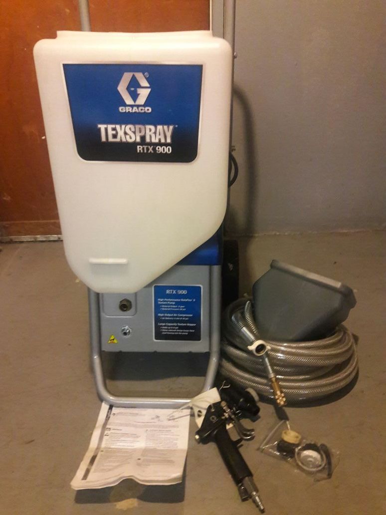 Texture sprayer graco texspray rtx 900