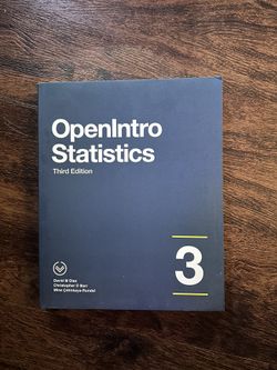 OpenIntro statistics 3rd Edition
