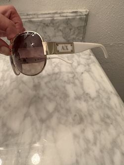 A/X White Sunglasses