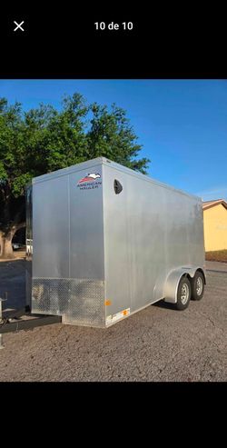 2024 Enclosed Trailer Extra Tall 7'0 7x14 +2v-nose