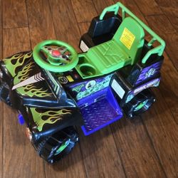 6 Volt Grave Digger Ride On Monster Truck 