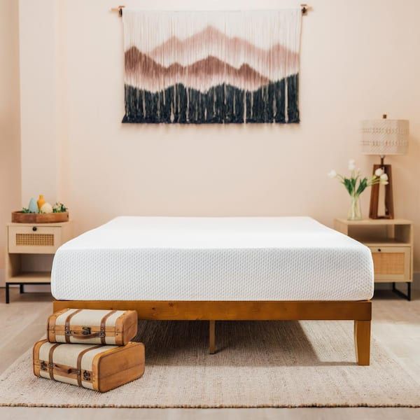 Zinus 12" Queen green tea memory foam mattress NIB