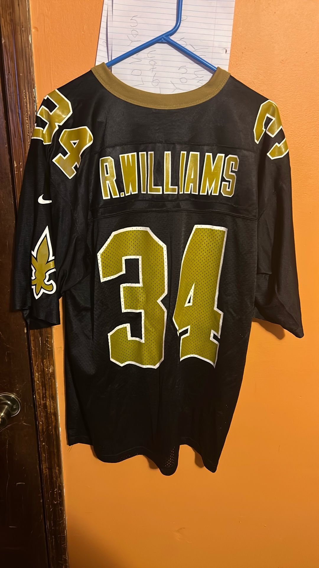 Ricky Williams Saints Jersey
