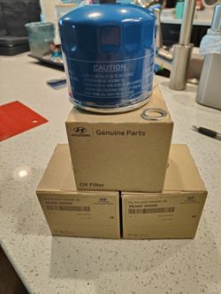 Genuine Hyundai oil filters With Washer
