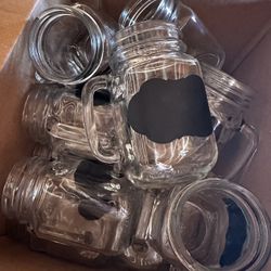 Mason Jars w/ Black Chalkboard Labels