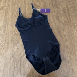 HeyShape NWT Women’s Black Stretch adjustable Spaghetti Straps Bodysuit size L 