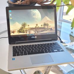 ASUS convertible 13" LAPTOP Touchscreen HDMI SSD Transformer Book Flip