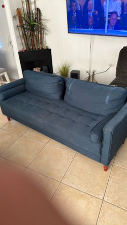 Couch and table