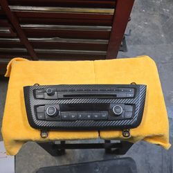 2015 12-16 BMW M3 F80-F83 CLIMATE CONTROL AUDIO RADIO MMI MEDIA SWITCH PANEL OEM W/carbon fiber 