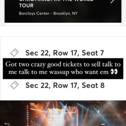 2 Tyler, The Creator & Lil Yachty Chromatic: World Tour Tickets (7/18)
