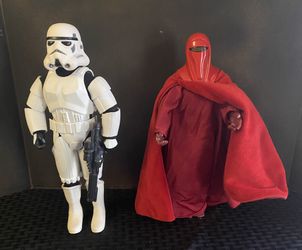 Vintage 1998 Kenner ROTJ -Star Wars Figure Lot Emperors Royal Guard / Stormtrooper Near Complete 