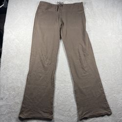 Barefoot Dreams Sweatpants Women’s M Brown Organic Cotton Lounge Flare #2387