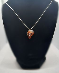 Translucent Carnelian Agate Pendant