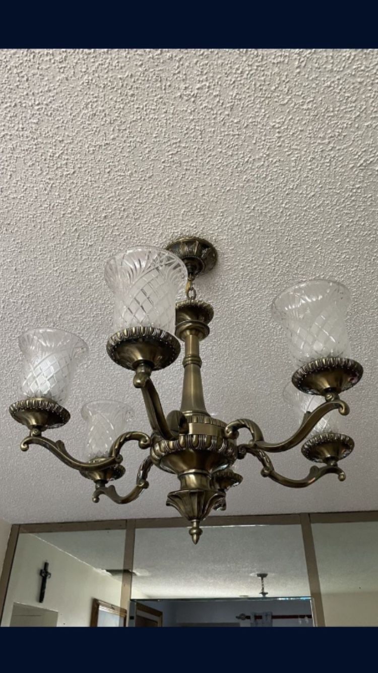 Beautiful Brass Chandelier