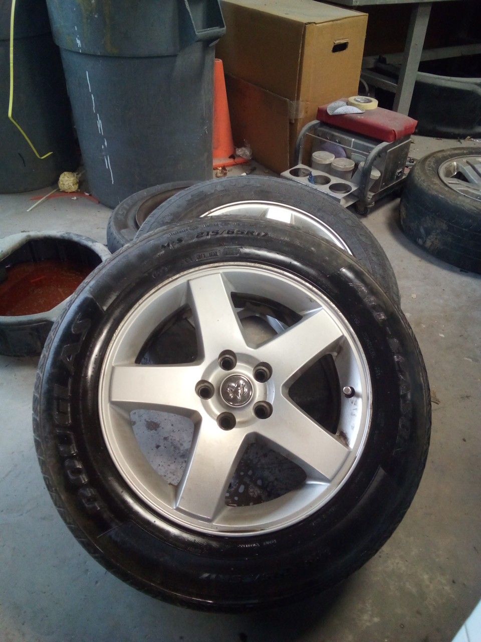 17 inch Dodge charger rims just 2