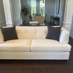 Whit Sofa In Perfect Condition
