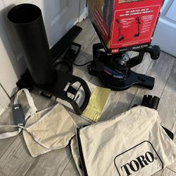 Toro Leaf Blower With Attachments 