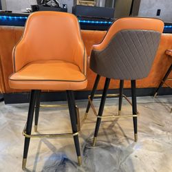 Orange Restaurant Chairs 