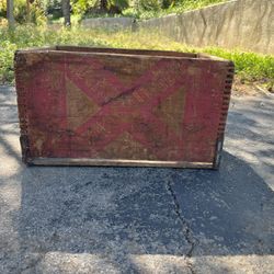 Lucky Lager Beer Wood Crate 