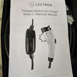 Lectron Portable Electric Car Charger Level 1 - 16 Amps