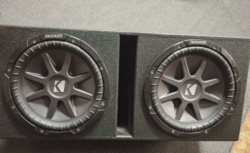 New 12" Kicker Speakers Already Installed In The  Speaker Box,everything Is New,firm Price:$250