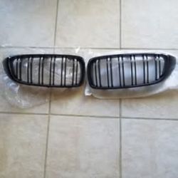 Gloss black kidney Grill Twin bar for BMW 4-series F32 / F33 2014+